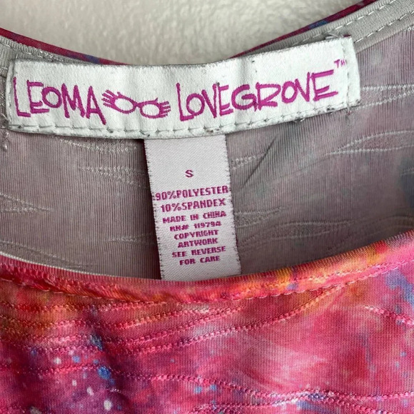 Leoma Lovegrove Colorful Wearable Art Lovebirds Bird Cage Women's Dress Small - Picture 6 of 7